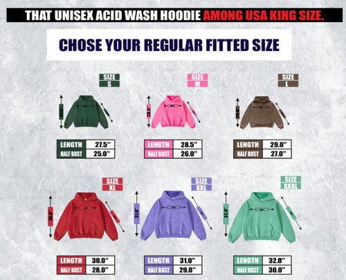 ARCTIC BLUE (BLANK ACID WASH HOODIE)